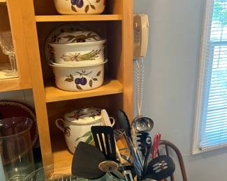 More of the "Royal Worcester" set, several serving pieces