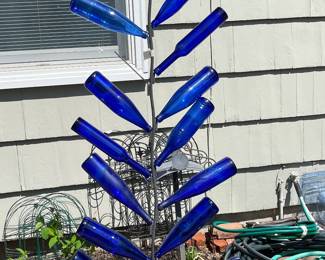 Blue bottle tree