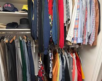 Men’s clothing- large