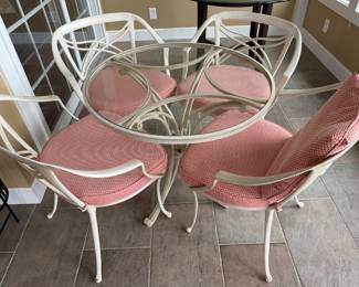 Vintage Brown Jordan 5 pc. patio set