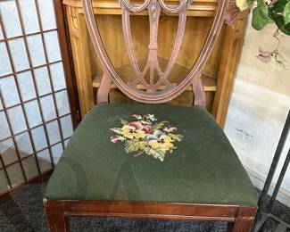 NEEDLEPOINT CHAIR