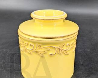 L TREMAIN BUTTER CROCK 