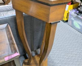 MILLING ROAD BY BAKER FURNITURE WOOD PEDASTAL