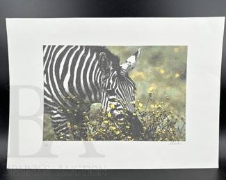 L HACKEL ZEBRA PRINT