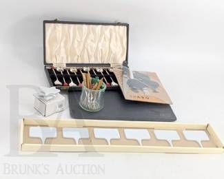 SLATE  CHEESE BOARD SET 