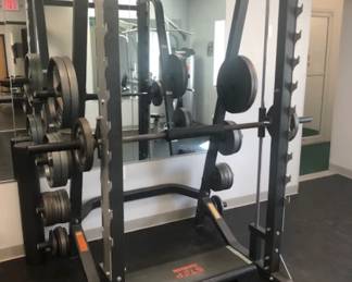 Deluxe Hoist Smith Workout Weight/Bench System