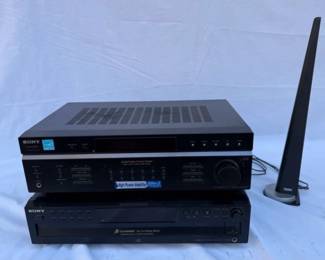 Sony Stereo Audio/Video Amplifier with 5 Disc Sony CD Changer