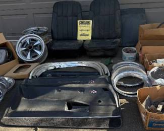 Original and New 1968 Firebird Parts