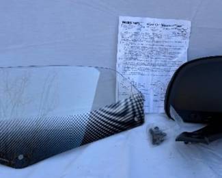 Honda 2015 F6B Goldwing Motorcycle Backrest and Windshield