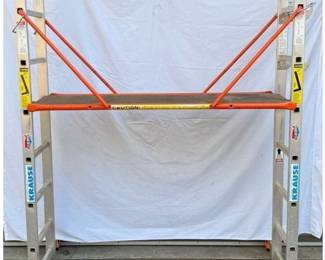 Krause 6ft Ladders and Krause Vario Top Scaffold Ladder System