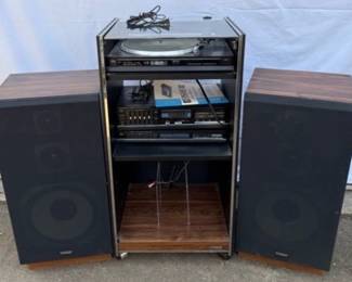 Fisher Stereo System with Amplifier, Tuner, Turntable and Speakers