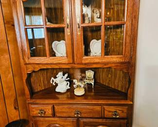 Traditional corner cabinet