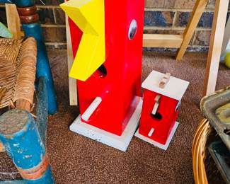 Big chicken birdhouses