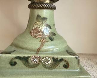 Neoclassical revival style large decorative urn set in bronze and brass $125