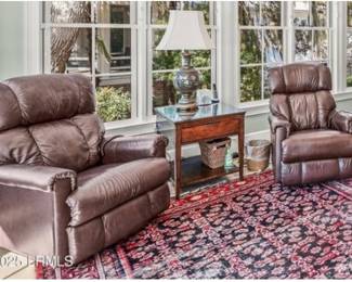 Pair of Lazy Boy Swivel Rocker/Recliners BUY THEM NOW $400