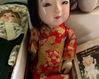 Antique Japanese Porcelain Doll