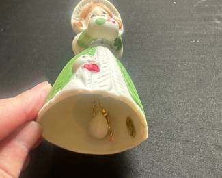 bisque porcelain figurine bell