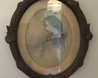 antique framed art