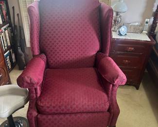 vintage wing chair