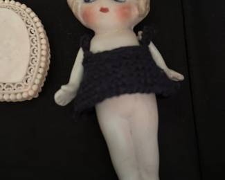 vintage bisque porcelain doll