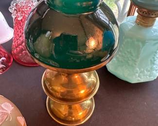 vintage brass table lamp