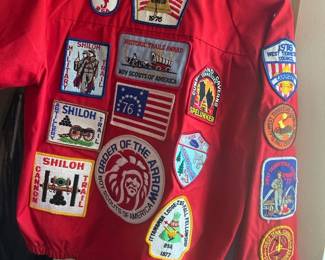 vintage patched jacket