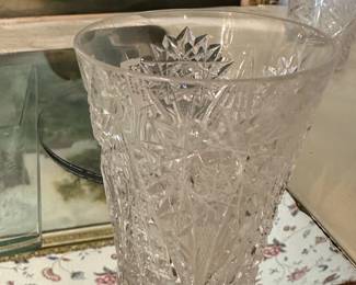 crystal vase