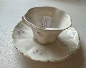 vintage tea cup and saucer set