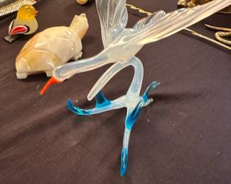 Vintage Murano Glass Bird Figurine