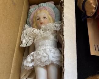 vintage porcelain doll