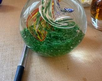 glass paperweight