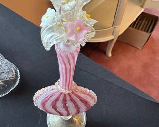 Murano art glass vase
