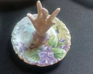 vintage porcelain trinket dish