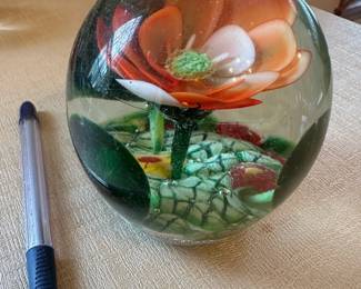 glass paperweight