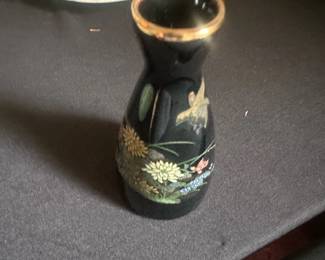 vintage Japanese ceramic bud vase