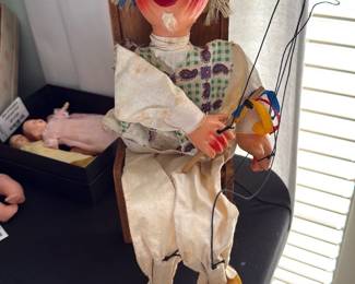vintage Mexican string marionette