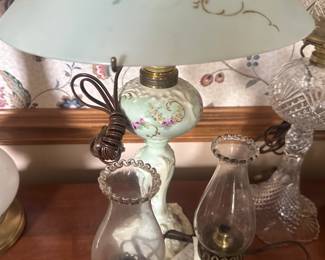 vintage glass lamp
