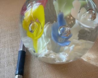glass paperweight