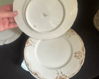 vintage porcelain plates 