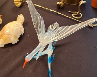 Vintage Murano Glass Bird Figurine