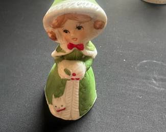 bisque porcelain figurine bell