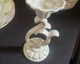 vintage ceramic candle holder