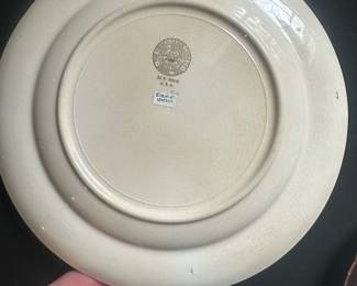 vintage ceramic plate