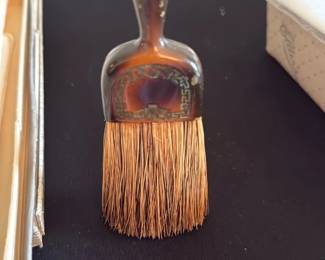 vintage barber brush