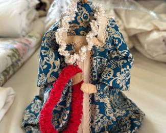 vintage handmade folk art doll