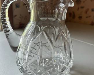 Cut Glass Crystal Pitcher