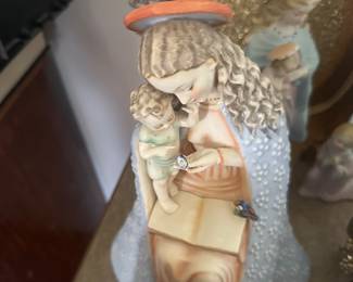 Flower Madonna Statue