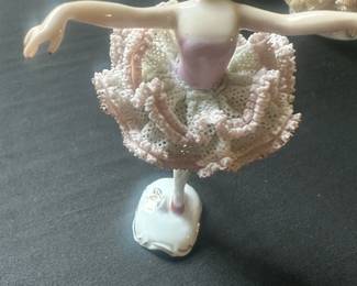 Vintage Porcelain Ballerina Figurine