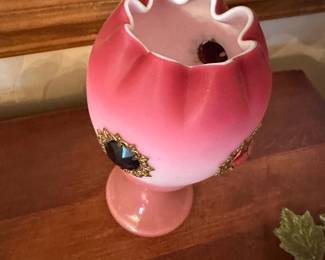 antique glass vase
