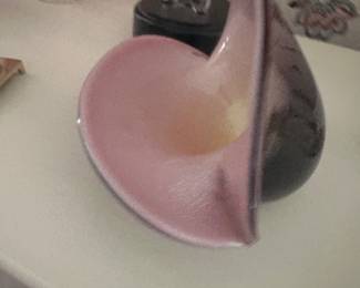 Murano pink shell dish
